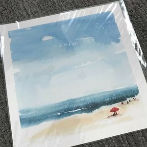 Minted.com Art Print - 11x11 Beach Watercolor